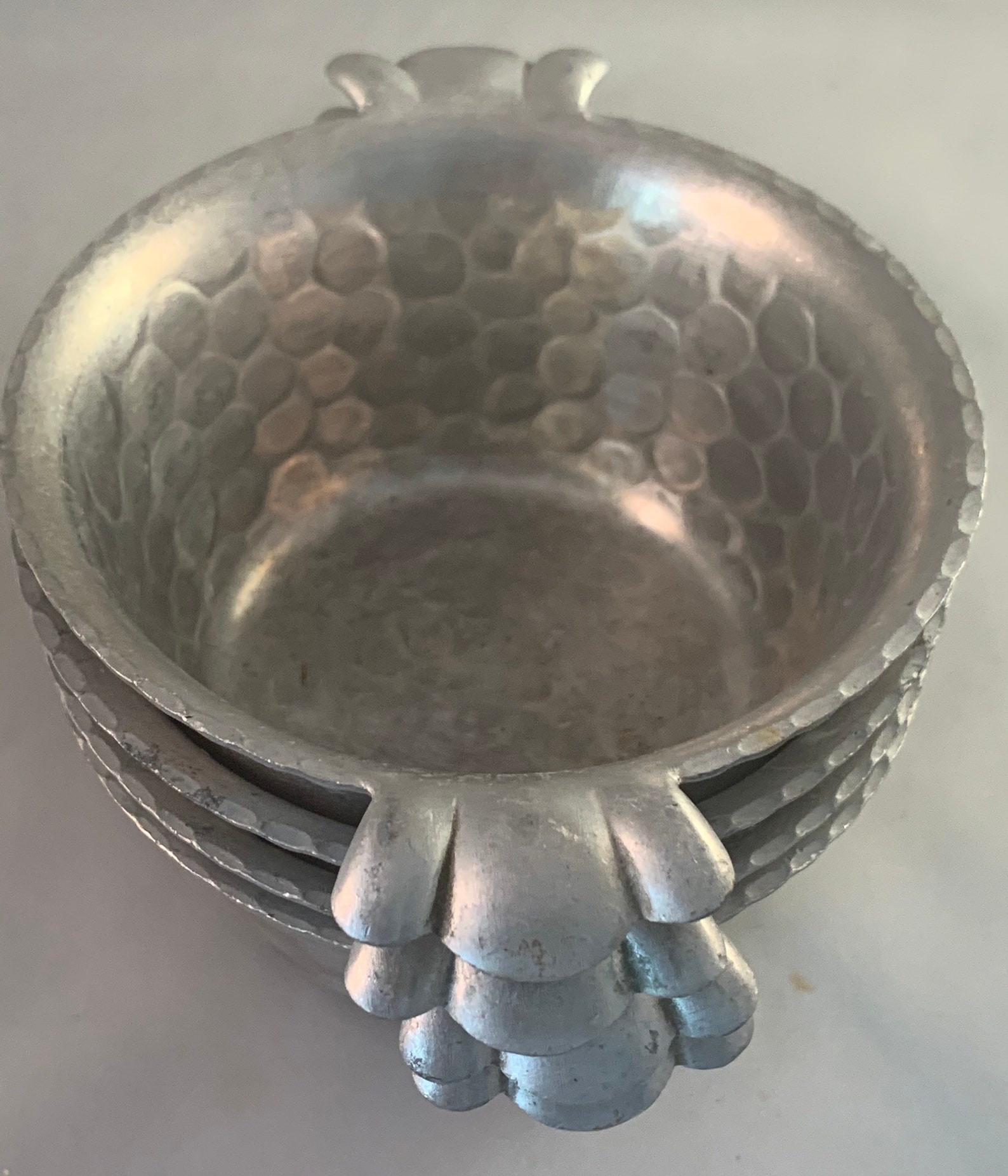 Everlast Hand Metal Bowls With Handles Set of 4 Etsy