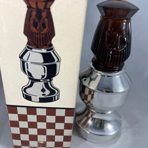 Avon The King II Chess Piece Cologne Decanter