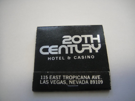 20th Century Hotel and Casino Las Vegas Matchbook | Etsy