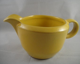 Frankoma 6A Sunflower Yellow Colored Creamer