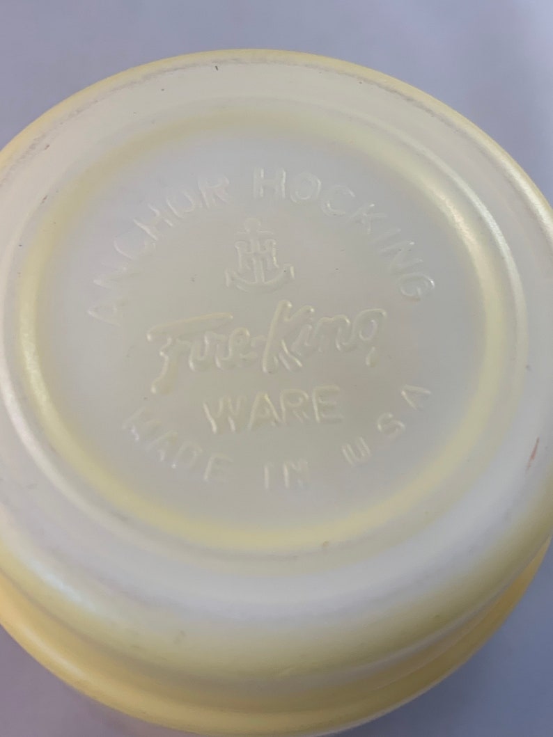 Fire King Yellow Glass Mug Etsy