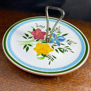 Stangl Country Garden Serving Plate with Handle