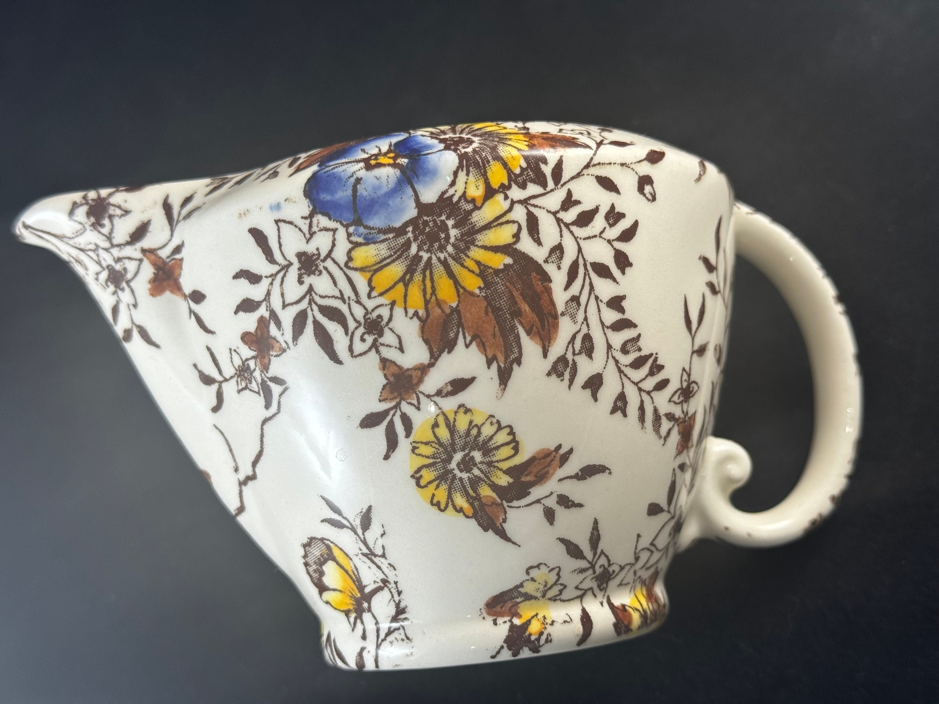 ♥中国製　硝子　金彩　花柄　鉢　φ１８０ｍｍ　置物　飾り　骨董　古玩 ♥中国製 硝子 金彩 花柄 鉢 φ180mm 置物 飾り 骨董 古玩