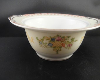 National China Floral Design Small Bowl Sugar Bowl No Lid Pat 9