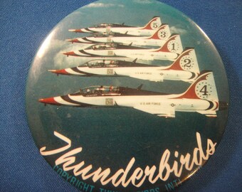 Thunderbirds USAF Button Pin 1979