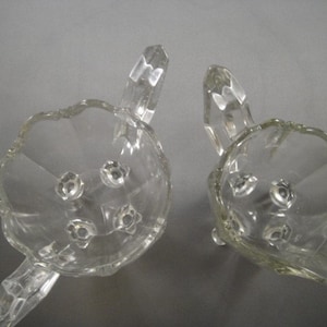 EAPG Jefferson Glass Quadruped or Chippendale Sugar and Creamer image 3