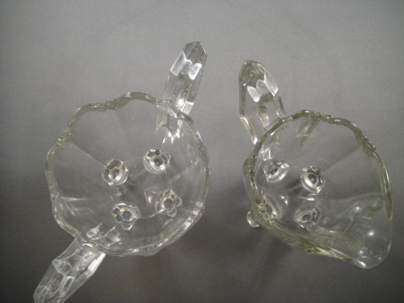 EAPG Jefferson Glass Quadruped or Chippendale Sugar and Creamer image 3
