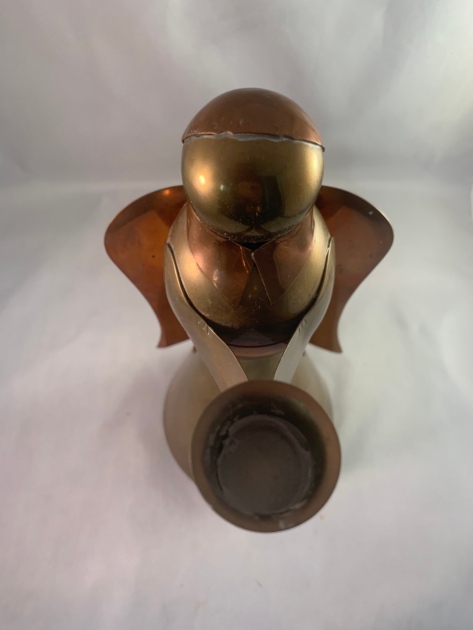 Brass and Copper Angel Candle Holder Etsy