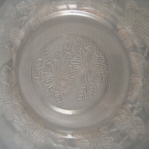 Pink Depression Glass Dogwood Pattern Saucers Etsy