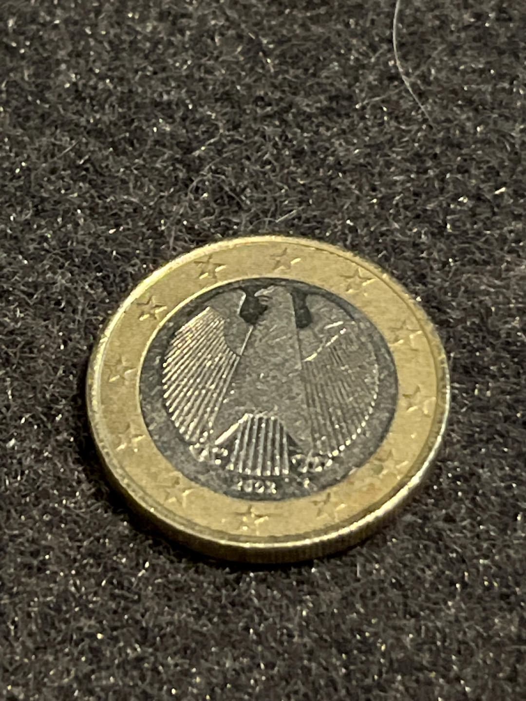 Seltene 1 Euro Mnze 2002