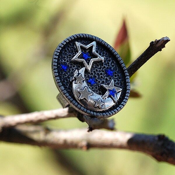 Star Moon Ring - 122