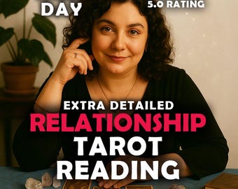 Future of This Relationship Reading, Future Love Reading, Psychic Reading, Soulmate Reading, Same Day Tarot Reading, In-Depth Reading