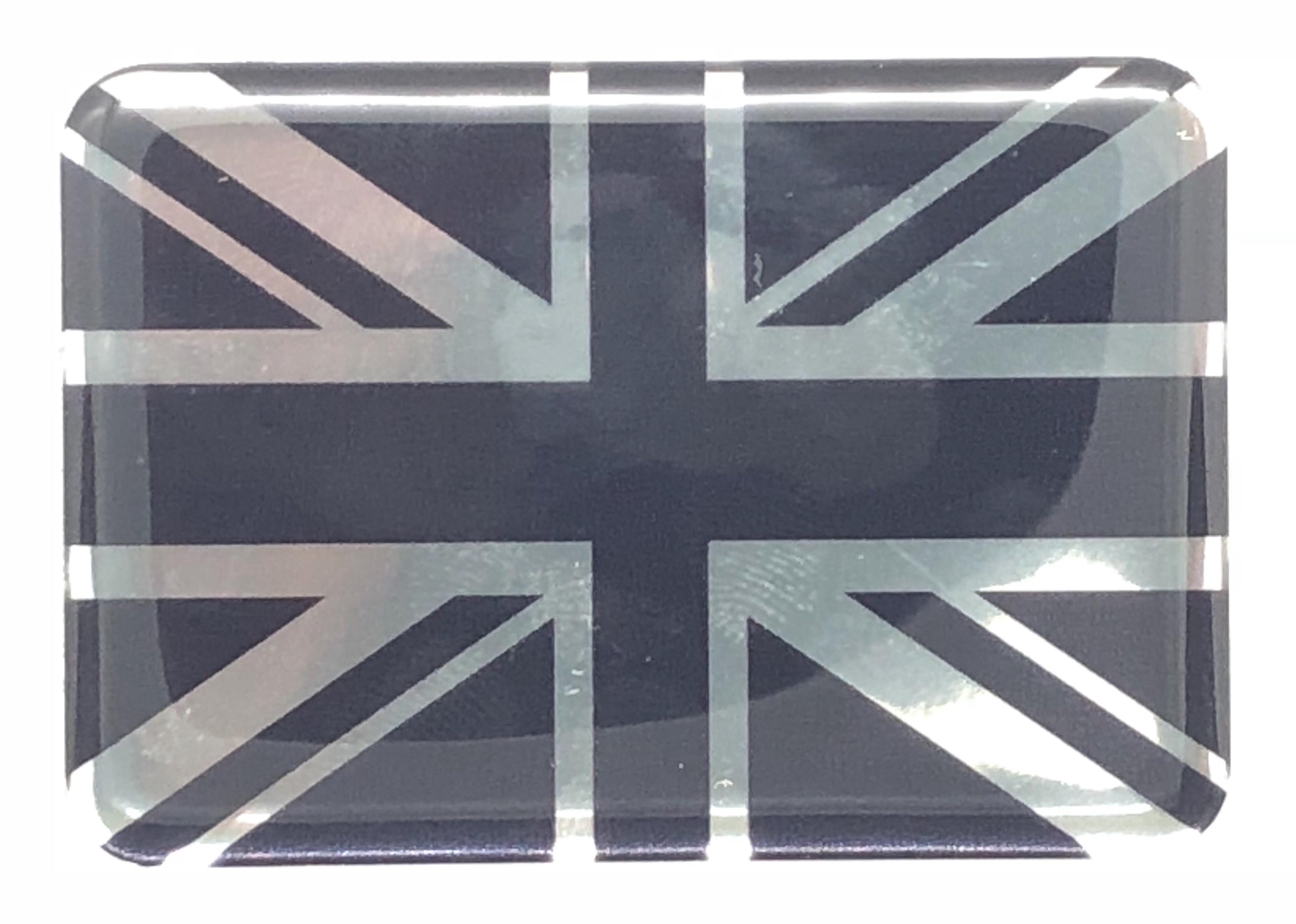 2 X ADESIVI/DECALCOMANIE BANDIERA UNION JACK EFFETTO - Foto 4