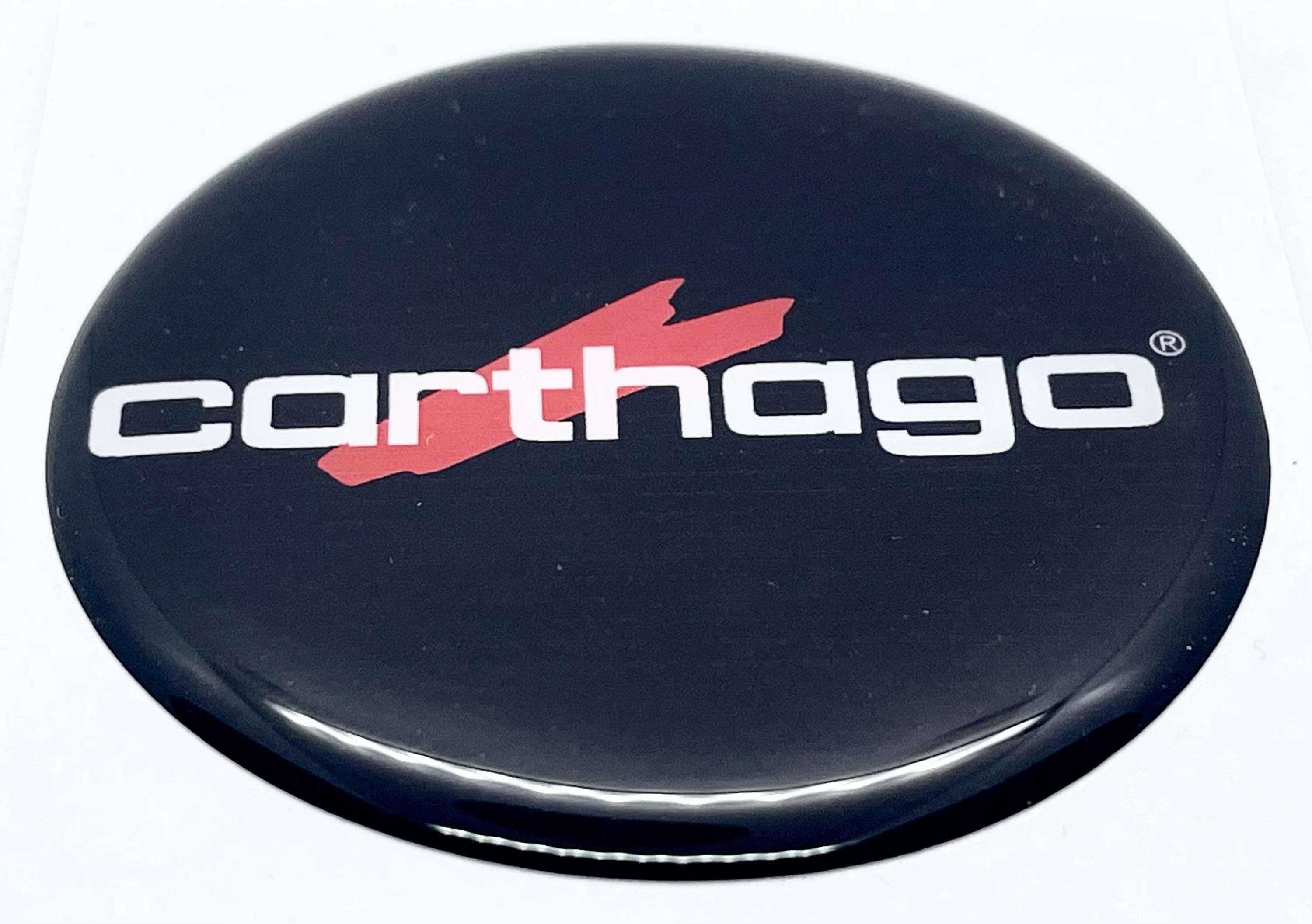 Carthago Black Wheel Sticker – 60mm, 3-Piece Set (x4) – Universal Fit For Carthago RVs