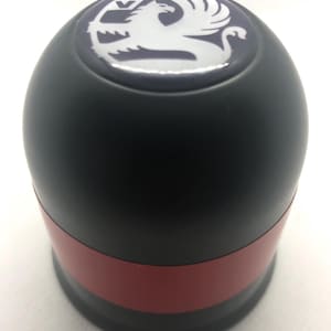 Bosal Tow Bar Cap with Vauxhall Logo 3D Domed Sticker | Reflective Red Strip | Premium Trailer Hitch Cover