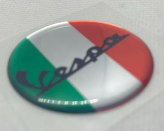 14 ADESIVI BANDIERA ITALIA IN VINILE VESPA MOTO SCOOTER CASCO FIAT 500 - Foto 2