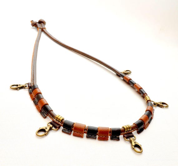 ハンドメイドレザーフライフィッシングランヤード、釣り道具