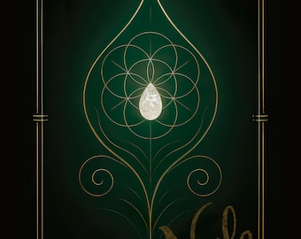 Seraphael Heart Healer Sigil Art: Soul Repair & Emotional Balance (Digital Print)