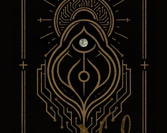 Immaculate Conception Sigil: Maria-Sigma Digital Art (PNG & PDF)