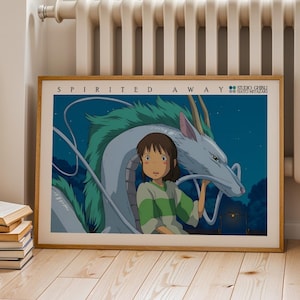 Spirited Away Poster: Studio Ghibli Anime Art Print