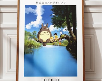 【新品】となりのトトロ ウォールアート ジブリ となりのトトロ ポスター、スタジオジブリ アニメ アートプリント