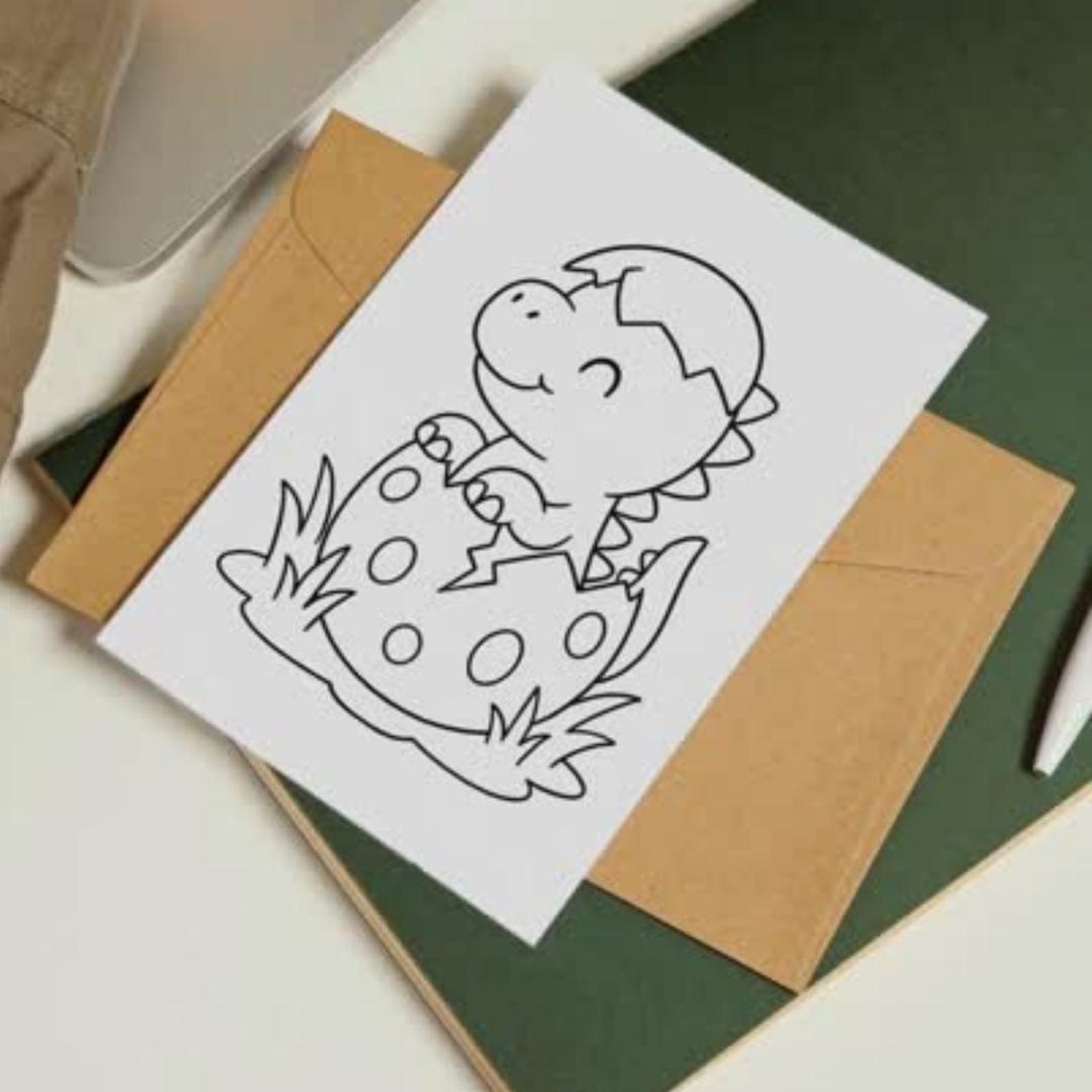 25 Dinosaur Coloring Pages for Kids – Printable PDF Instant Download - Etsy