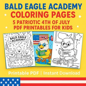 Coloriage Bald Eagle Academy