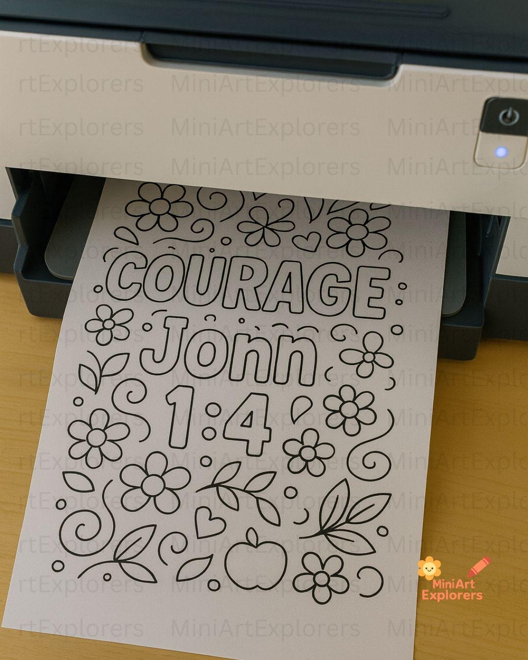 Bible Verse Coloring Pages for Kids: Sunday School Printable (PDF Set ...