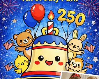 USA 250th Coloring & Activity Pack for Kids Ages 4-8 | 4th of July Printable | Keep Kids Busy | No Prep Worksheets