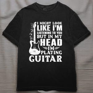Guitar Player Png, Funny Music Quote, Musician Shirt Design, Rock Band Tee, Electric Guitar Art, Music Lover Gift, Band Member