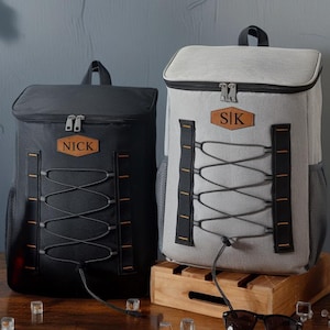 Personalized Groomsmen Cooler Backpack, Custom Lunch Cooler Backpack, Groomsmen Gift, Hiking Cooler Backpack,Golf Beer Cooler,Christmas Gift