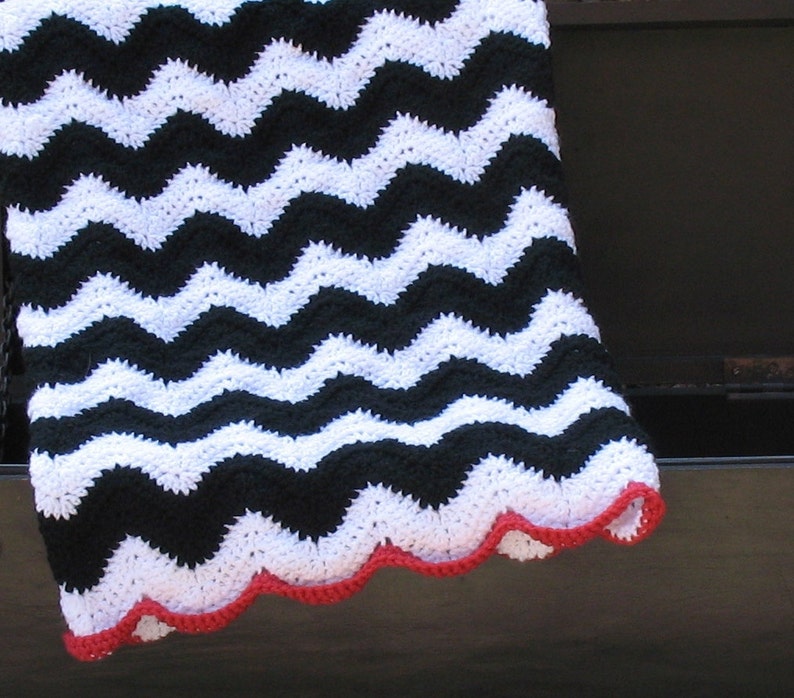 Chevron Baby Blanket Choose Your Own Colors Chevron Nursery Etsy