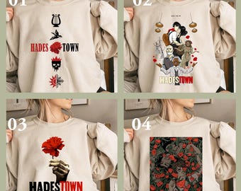 Koszulka z kapturem Hadestown unisex, odzież do teatru muzycznego, koszulka Wait For Me, bluza Hadestown, koszula Hadestown, musical.
