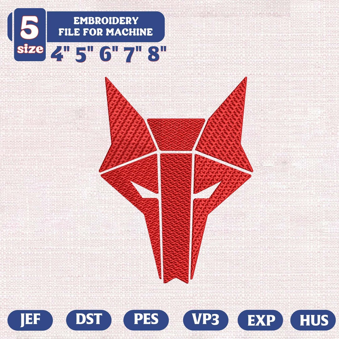 Red Rising Embroidered Embroidery Design File: Red Rising Embroidery, Red Rising Merch ...