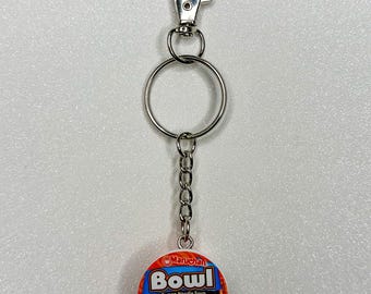 Ramen Bowl Inspired Keychain | Mini Noodle Soup Food Charm
