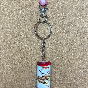 Porte-clés de boîte de biscuits Pirouette | Mini porte-clés alimentaire | pour collation au chocolat et au fondant | Les ados de Tabi