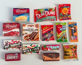 Mini Candy Fridge Magnet | Nostalgic Snack Minis