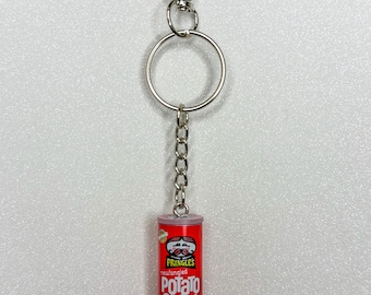 Kartoffelchip kann inspiriert Schlüsselbund | "Mini Snackdose Essen ""Charm""."