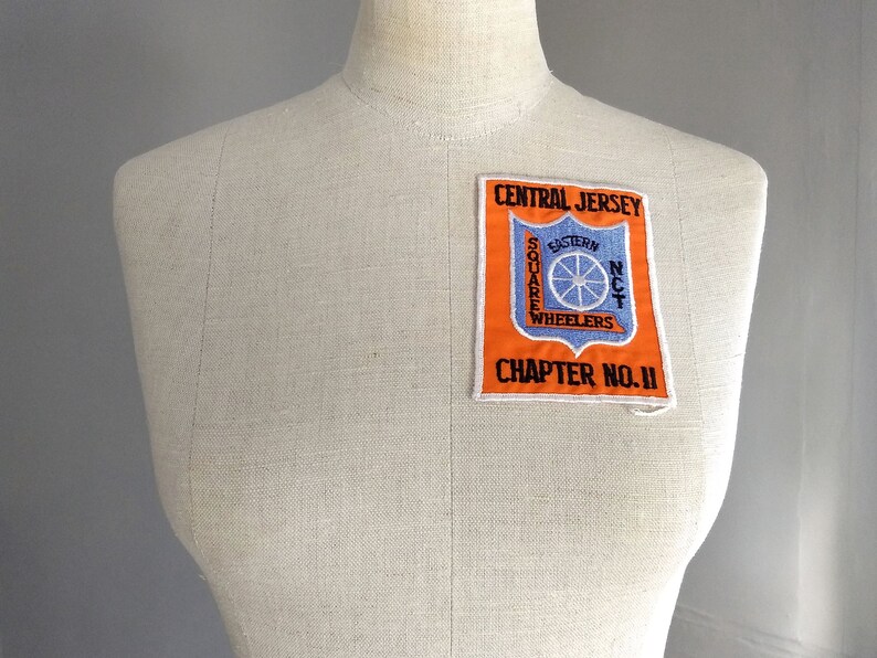 National Camping Travelers Central Jersey NCT Master Mason Campers Masonic Club Big Used Vintage Square Wheelers Chapter No 11 Patch 4.6