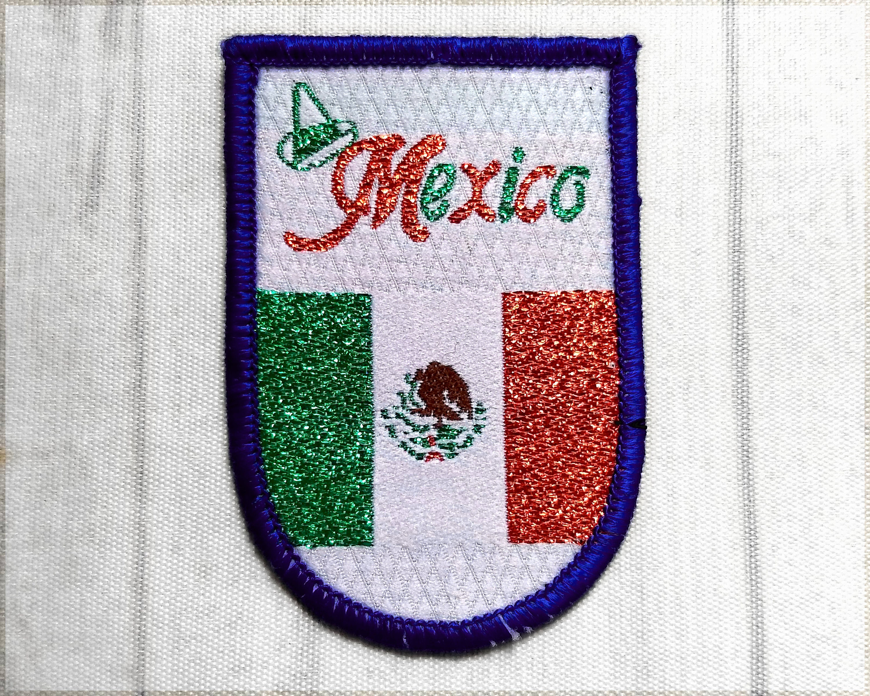 Subdued Mexico Flag Patch