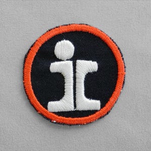 Small Used Vintage Illinois Central Railroad Patch 2", Main Line of Mid-America Souvenir, Railroadiana, Train Locomotive Collectible