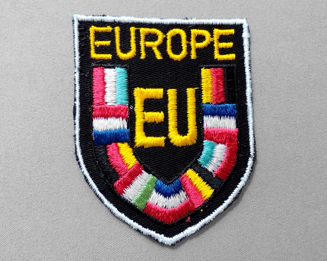 Used Vintage European Union Patch 2.5