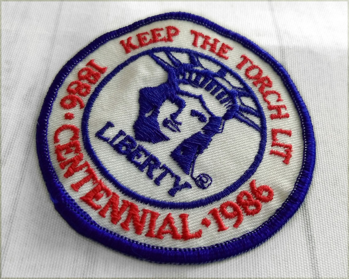 Used Vintage Statue of Liberty Patch 3 Keep the Torch | Etsy