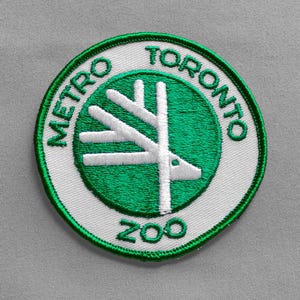 Vintage Metro Toronto Zoo Patch 2" or 3", Ontario Souvenir, Canada Memorabilia, Canadian Province, Retro Tourism Collectible