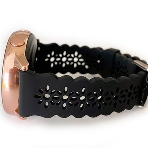 20MM lace silicone watch band for Samsung Galaxy Active 40mm Women Band Gold Galaxy 42mm Samsung Galaxy Active2 40mm 44mm