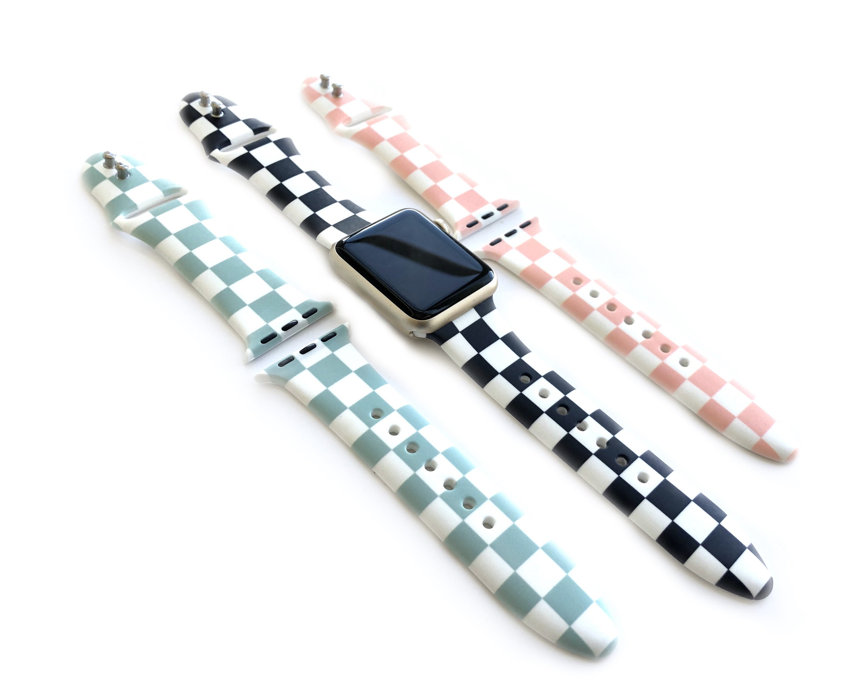 checkered apple watch band