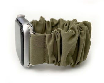 Pulseira elástica impermeável SCRUNCHIE para Fitbit Versa 1, Versa 2, Versa 3, Versa 4, Sense e Sense 2.