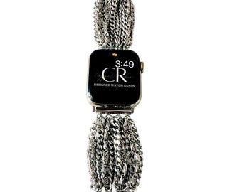 Metal Chain Apple watch band 38mm 40mm 41mm 42mm 44mm 45mm 46mm Apple Watch Band, women’s Apple Watch band, Gold, Rose Gold, Silver Hypo-all