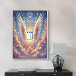 Angel Number 111 Art Print: Spiritual Numerology (Digital Download)
