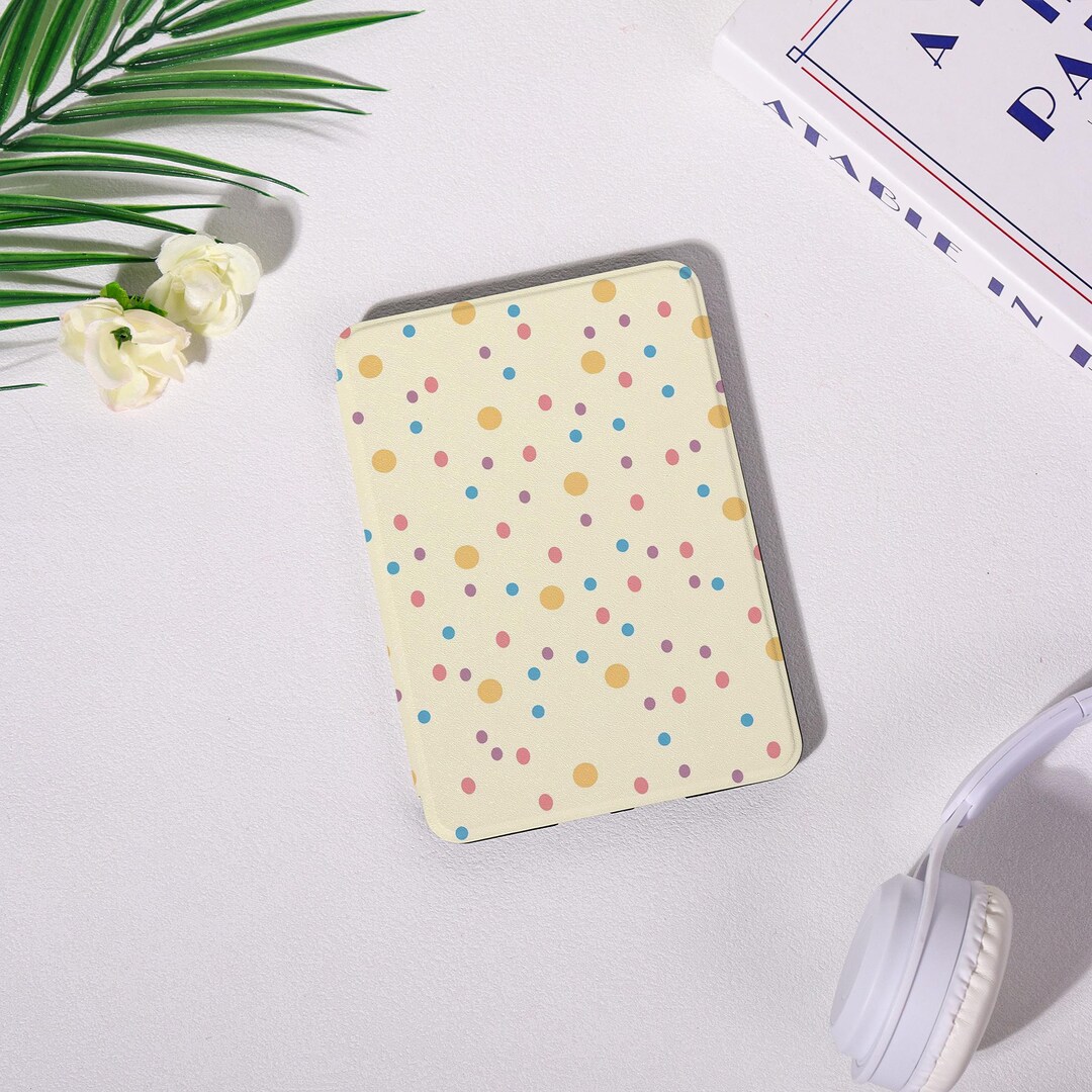 Colorful Polka Dots Kindle Case With Strap,papaerwhite 12/11/10th ...
